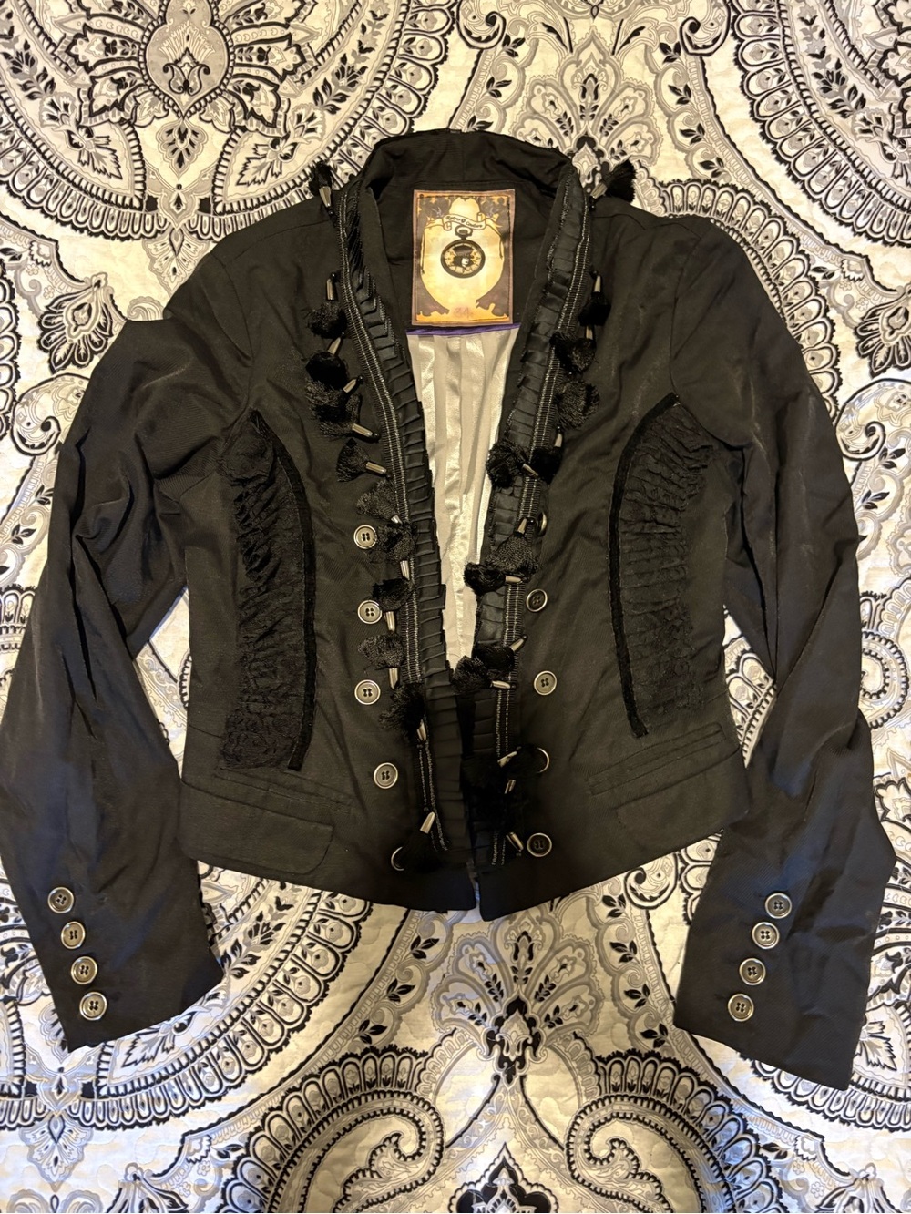 Retro Couture - Gothic Steampunk Cropped Jacket